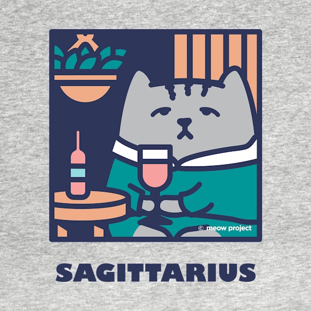 Quarantine Cat Zodiac Signs: Sagittarius cat by meowproject